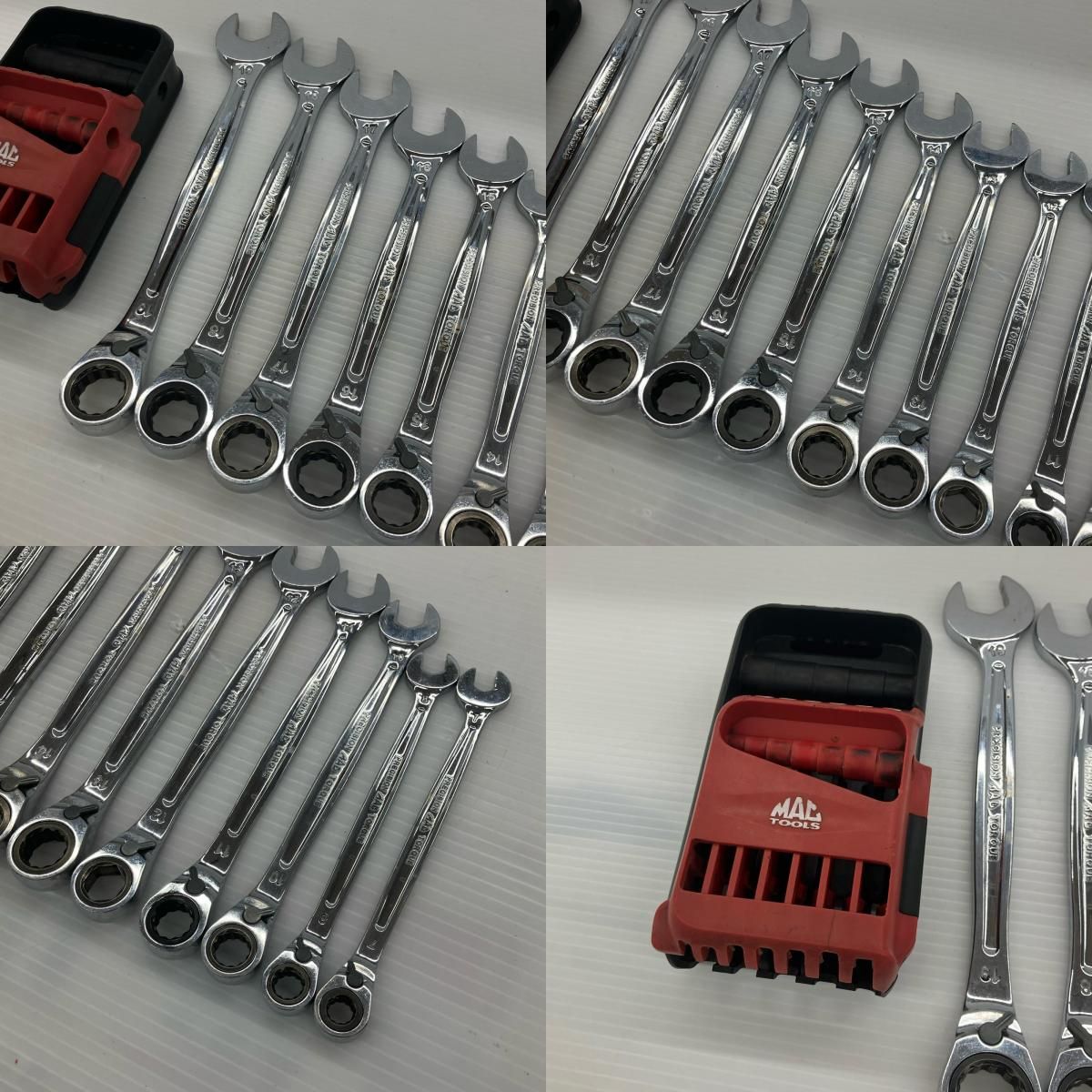 MAC TOOLS マック コンビネーションラチェットレンチ 12本セット RWO 