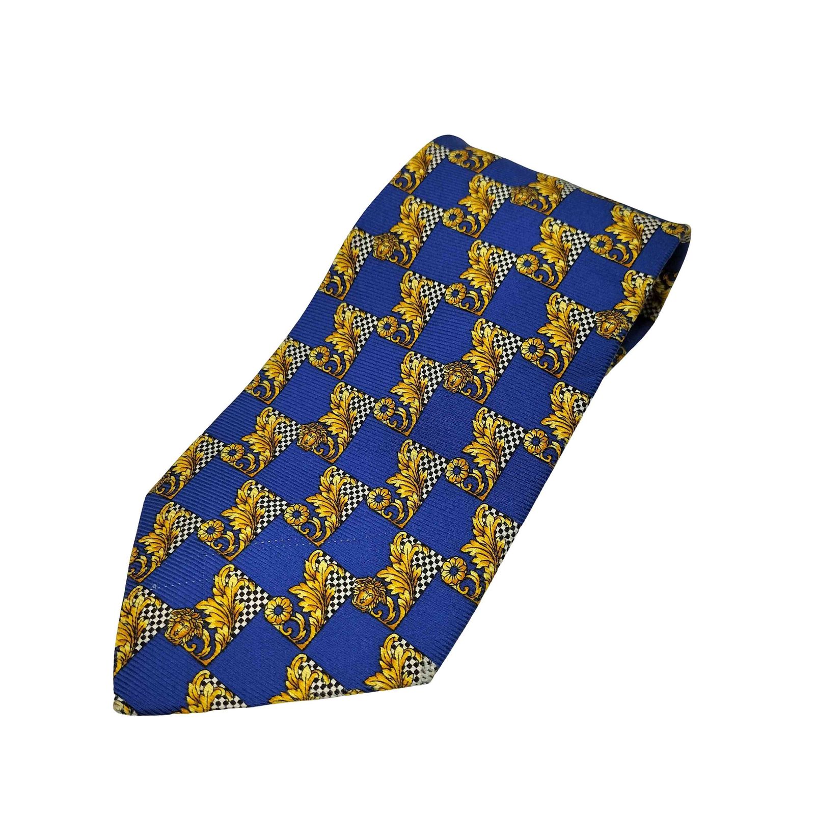 ヴェルサーチ VERSACE 総柄シルクネクタイ メンズ 表記無 - メルカリ