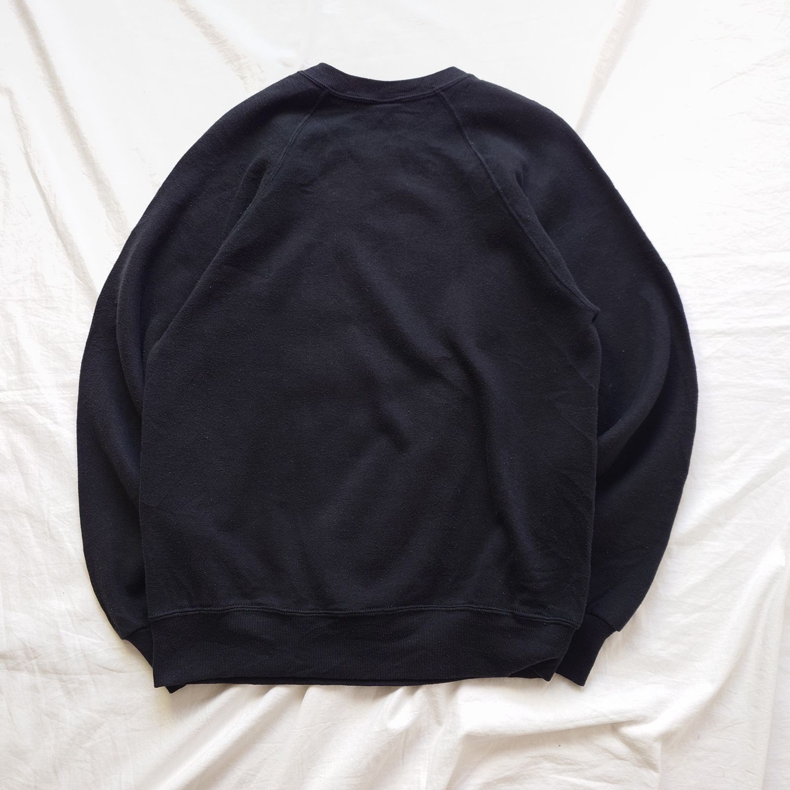 80s】JERZEES ジャージーズ Plain sweatshirt 無地スウェット ブラック 