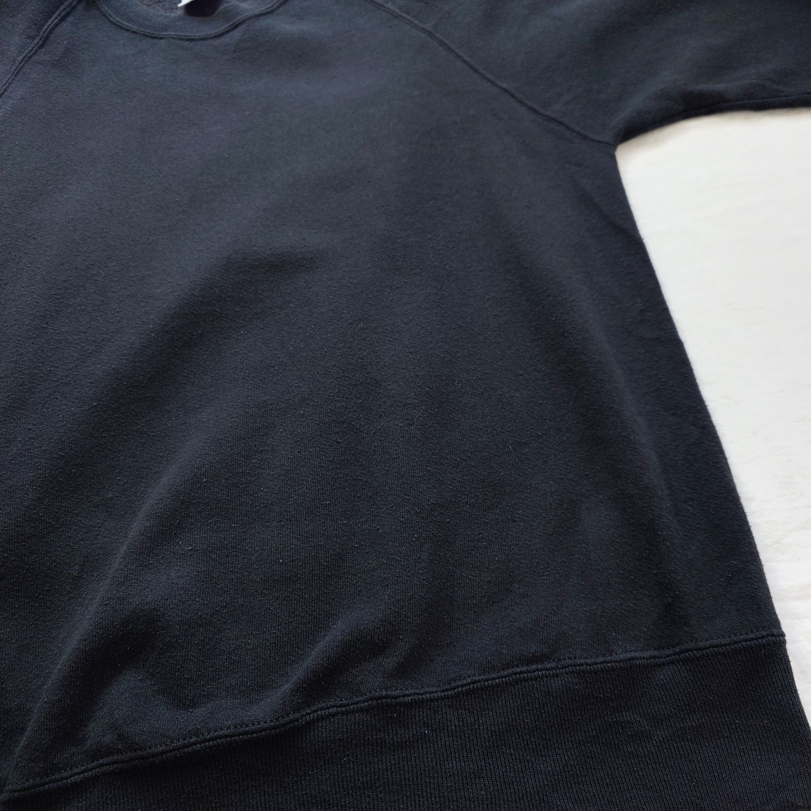 80s】JERZEES ジャージーズ Plain sweatshirt 無地スウェット ブラック 