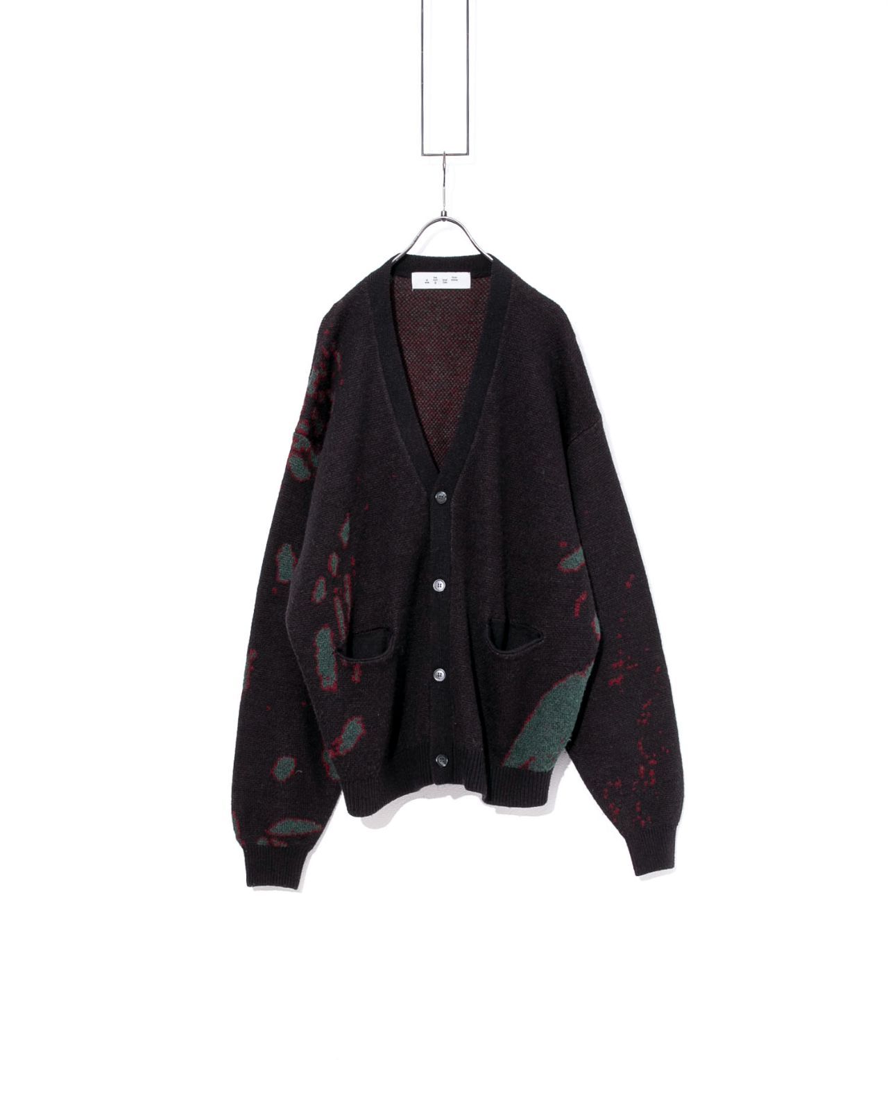 み*も様 新品　BAL バル JACQUARD WOOL CARDIGAN カー BAL バル JACQUARD WOOL CARDIGANジャガードウールカーディガン - メルカリ