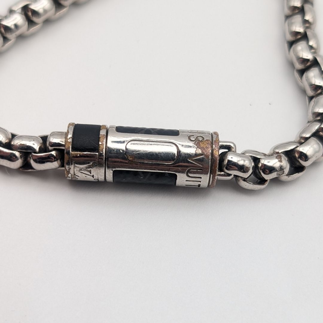 ルイヴィトン モノグラムエクリプス チェーンブレスレット M63107 