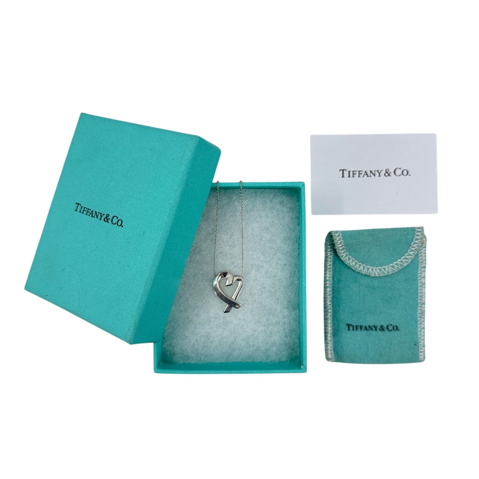 TIFFANY ネックレス パロマ ピカソ ラビングハート SV925 - メルカリ