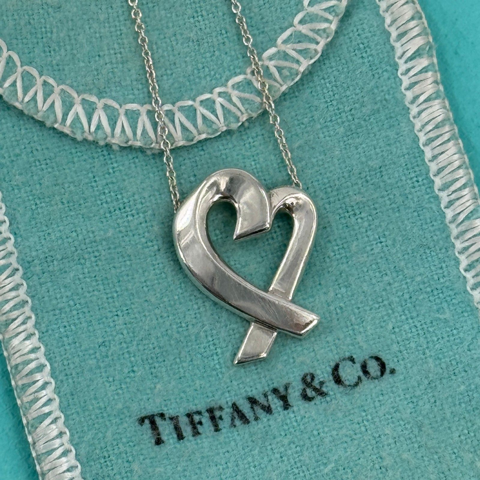 TIFFANY ネックレス パロマ ピカソ ラビングハート SV925 - メルカリ