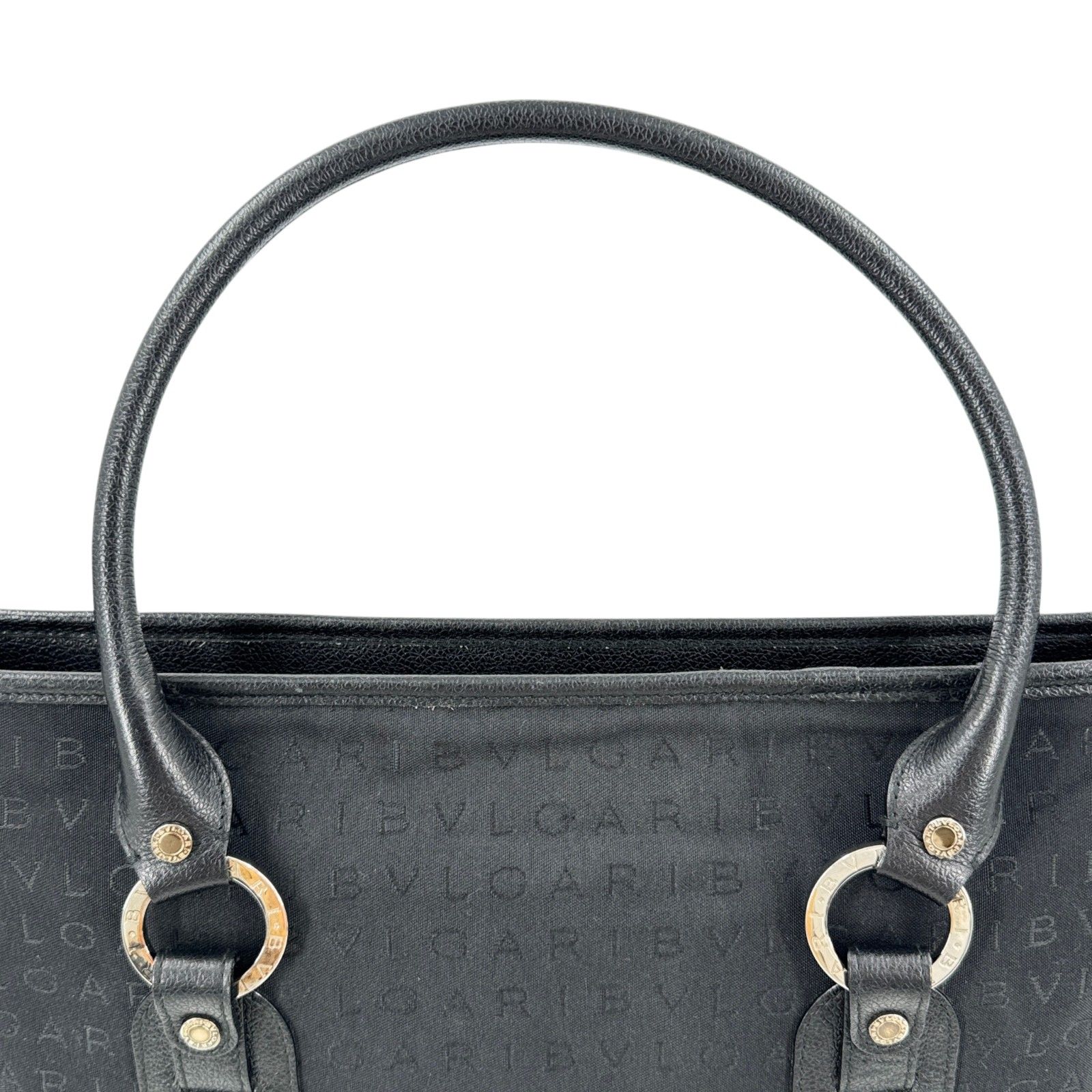 BVLGARI ロゴマニア ブラック キャンバス トートバッグ - メルカリ BVLGARI ロゴマニア ブラック キャンバス トートバッグ - メルカリ