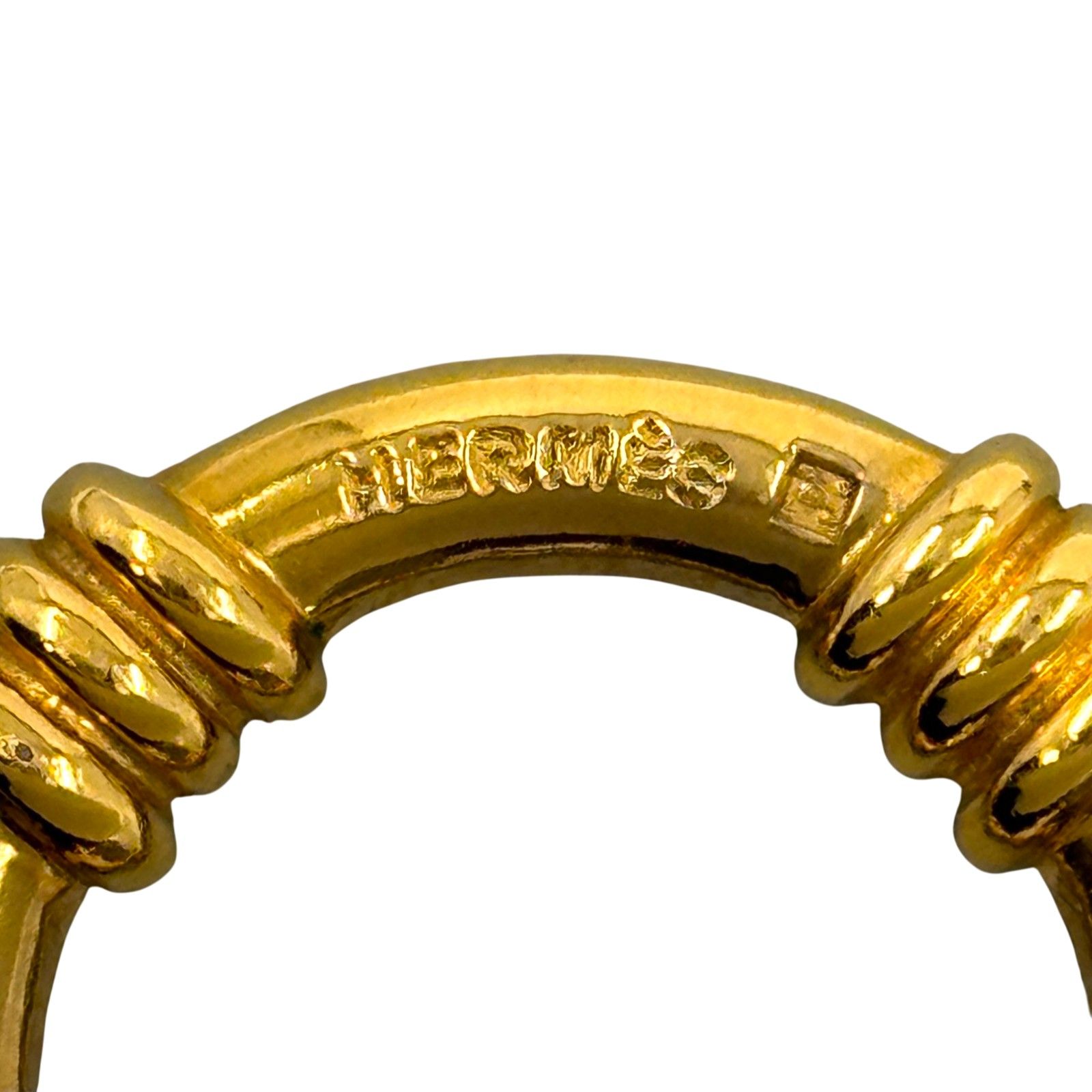 HERMES ゴールド メッキ ブーエ スカーフ リング - メルカリ