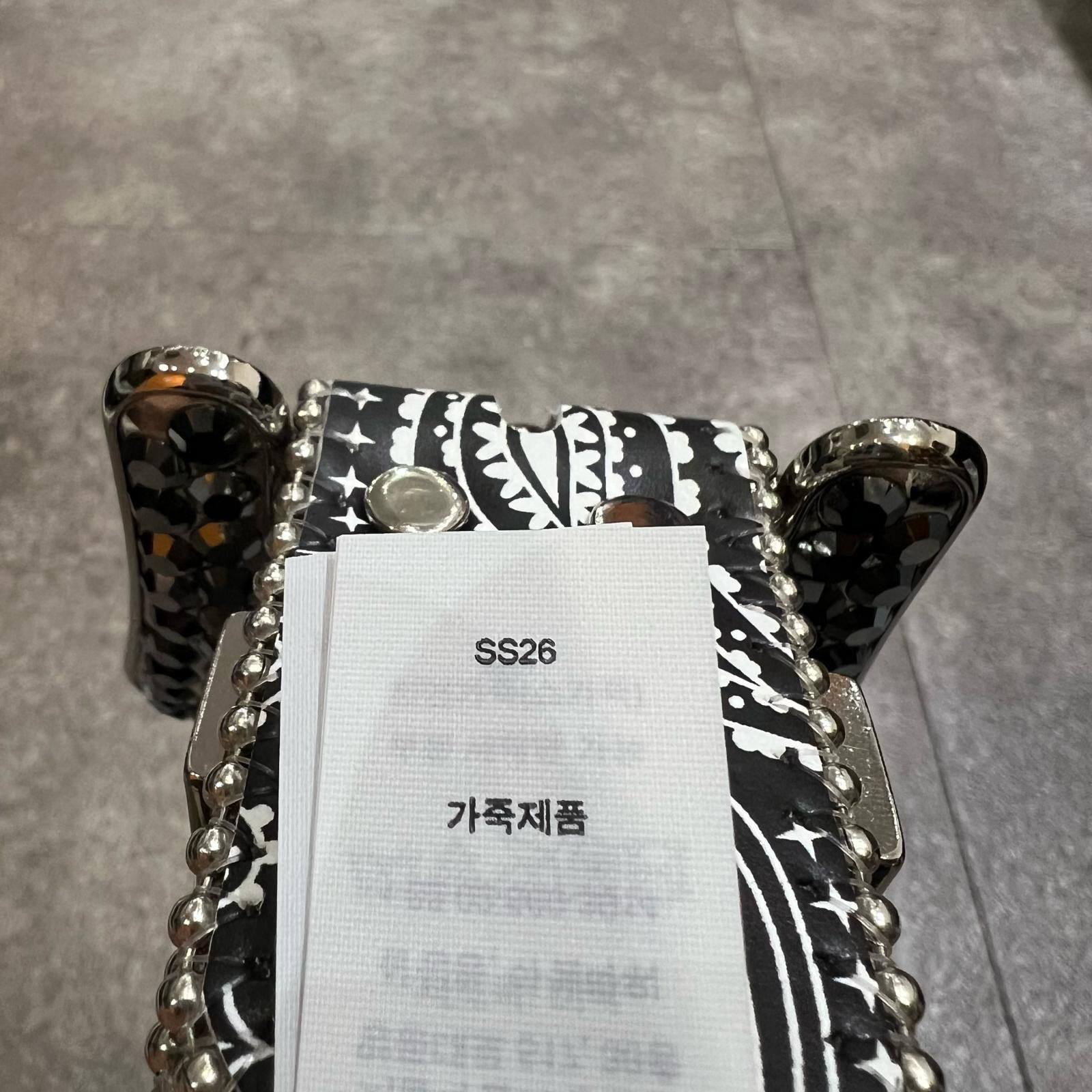 未使用 Supreme 26SS ×B.B.SIMON Bandana Belt ビービーサイモン 