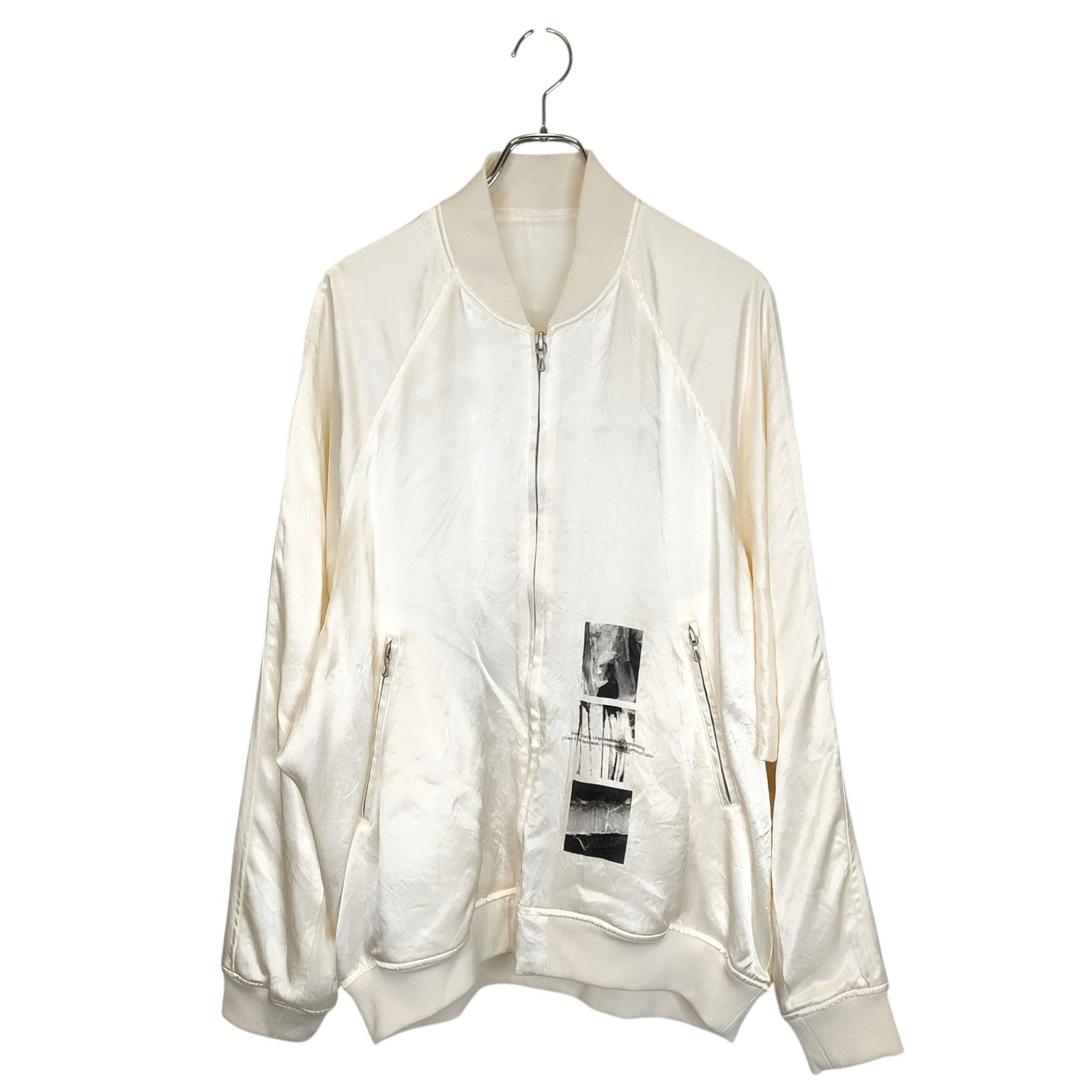 JULIUS ユリウス 24AW Acetate Vintage Satin Printed Blouson 