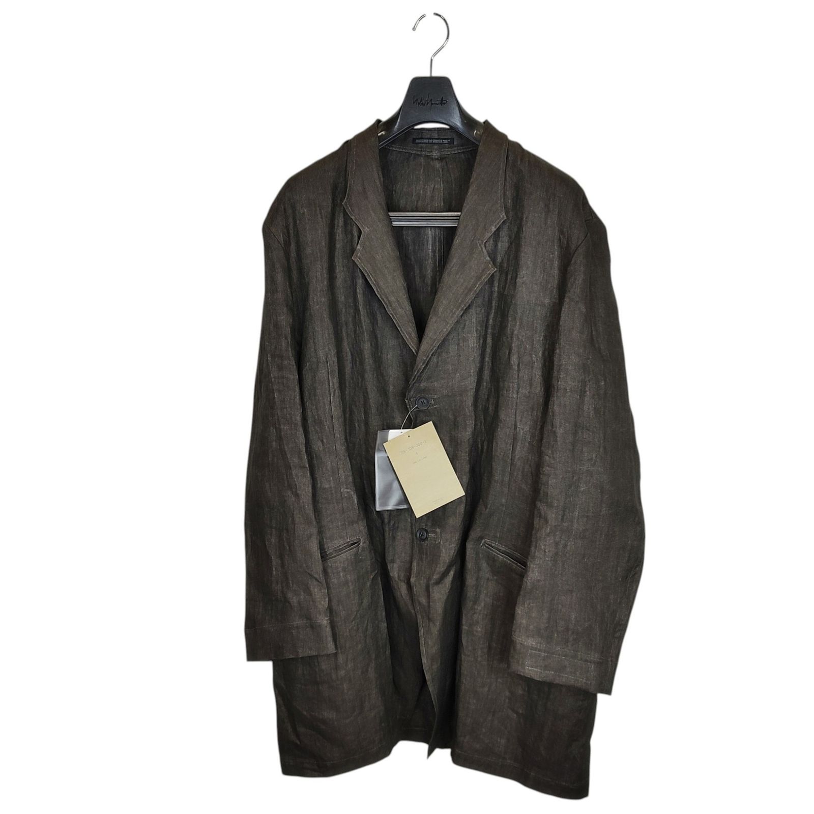 Yohji Yamamoto pour homme 24SS INK DYED TWILL SINGLE LAPEL 