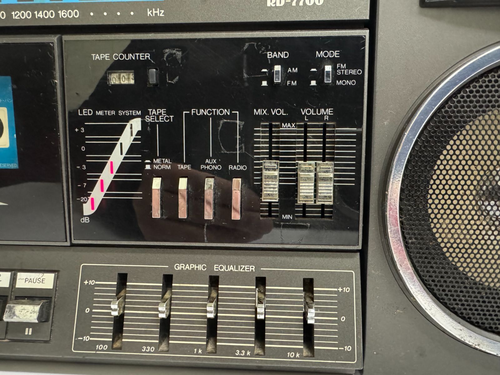 昭和レトロ】FAIR MATE RD-7700 ラジカセ - メルカリ