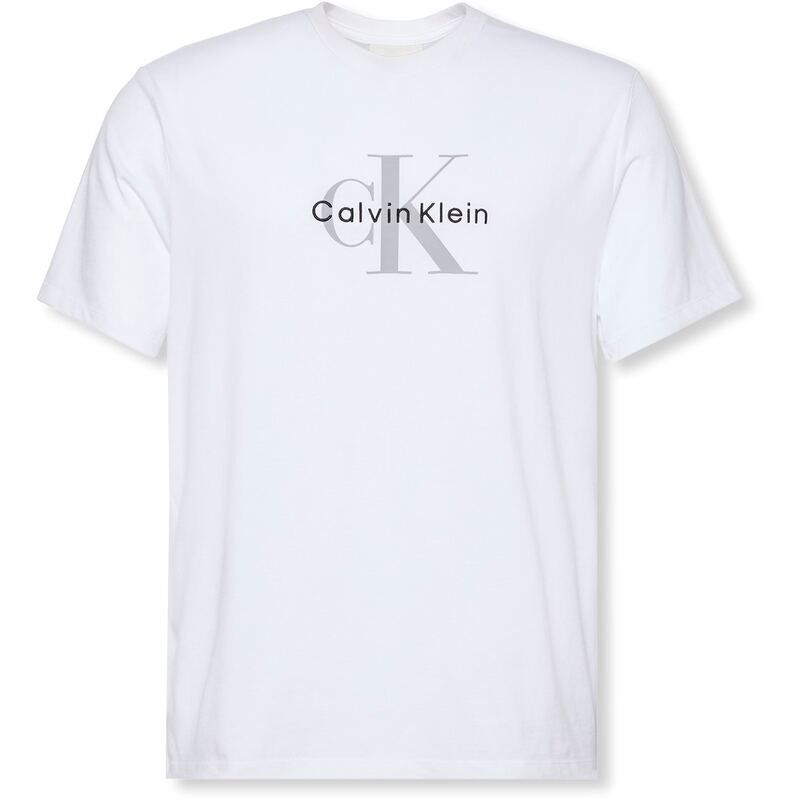 カルバンクライン メンズ トップス Tシャツ Calvin Klein Jeans CKJ Monogram Tee Sn54 White ホワイト