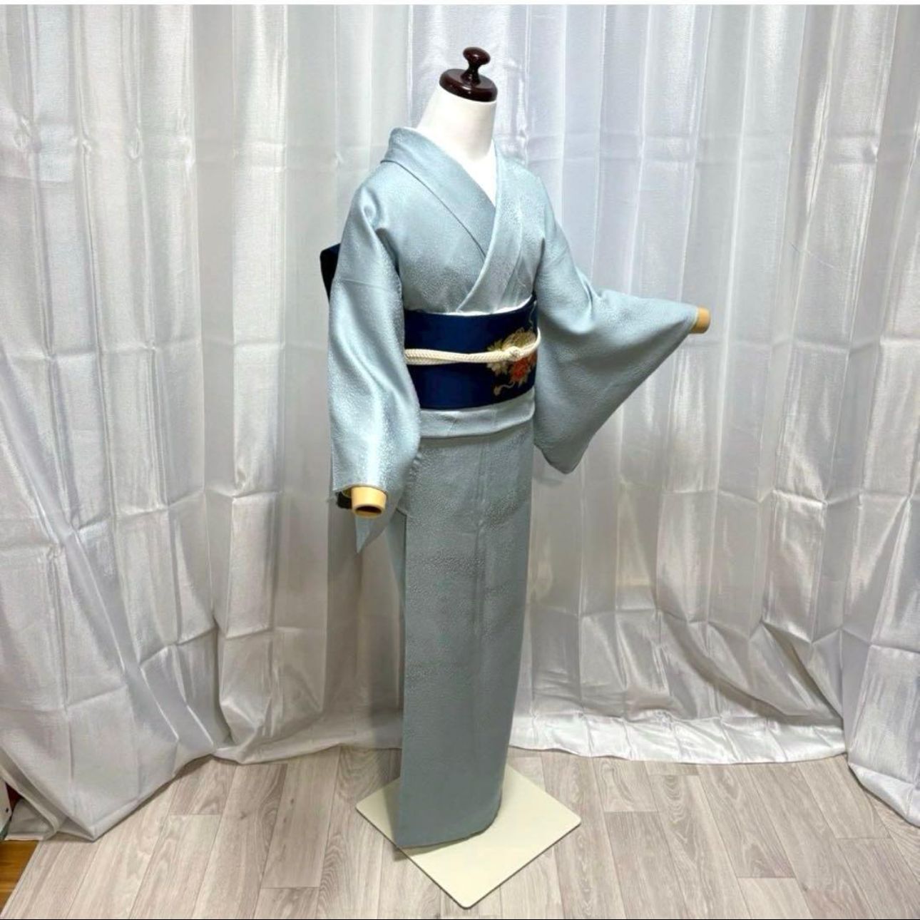 未着用 正絹】紋付き 色無地 フルセット 4点 しつけ付き - メルカリ