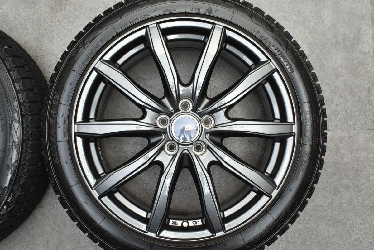 スタッドレス】DOS 17in 7J +48 PCD100 トーヨー オブザーブ GIZ2 215 