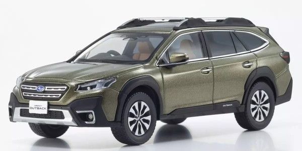 新品 京商オリジナル 1/43 SUBARU レガシィ アウトバック (グリーン 
