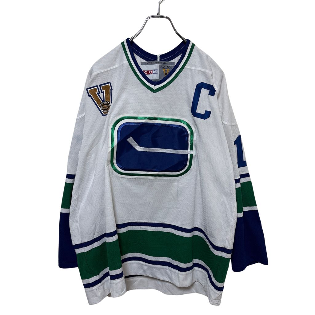 CCM】 NHL Vancouver Canucks Hockey Shirts NASLUND バンクーバー 