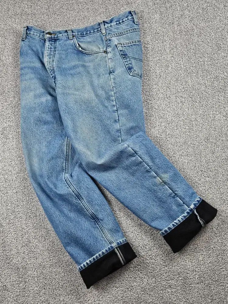 Carhartt カーハート ヘビー フランネル CHECK デニム ウォーク パンツ 