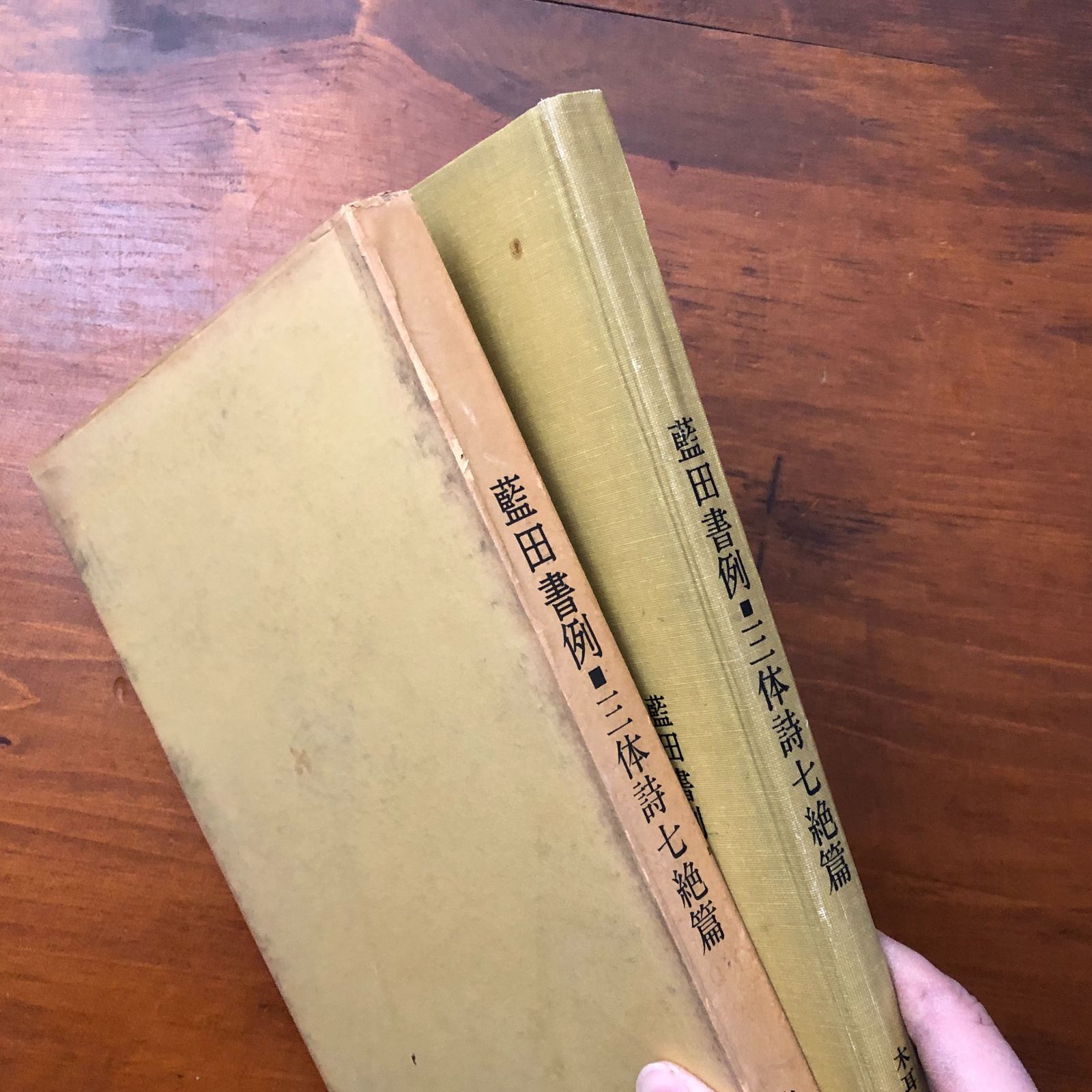 藍田書例 三体詩七絶篇 殿村藍田 木耳社 昭和42年7月15日発行 ☆書道