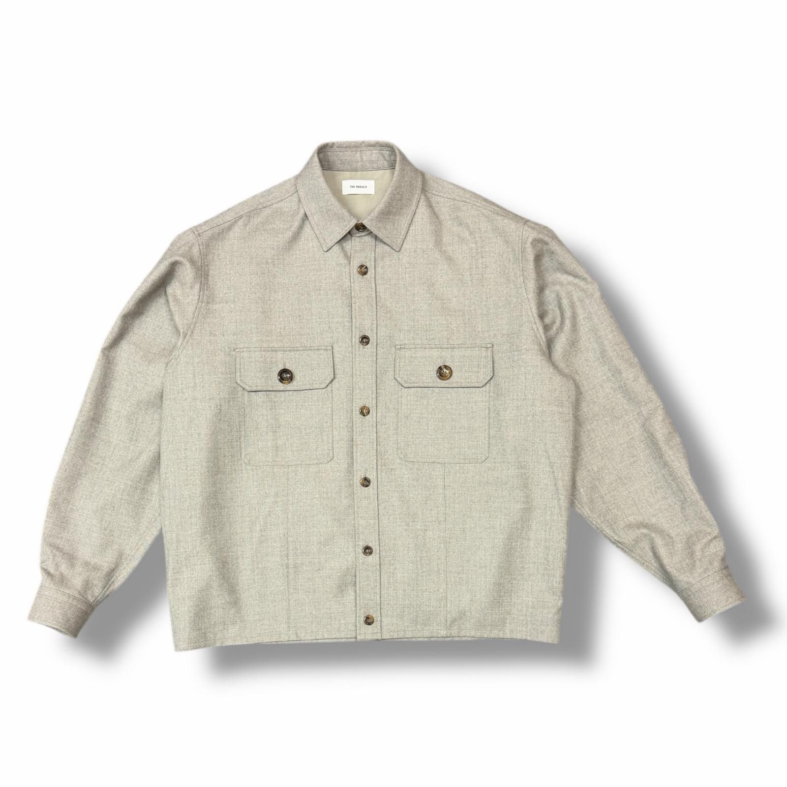 参考上代46200円 THE RERACS 25AW CPO SHORT SHIRT ショートシャツ ザ