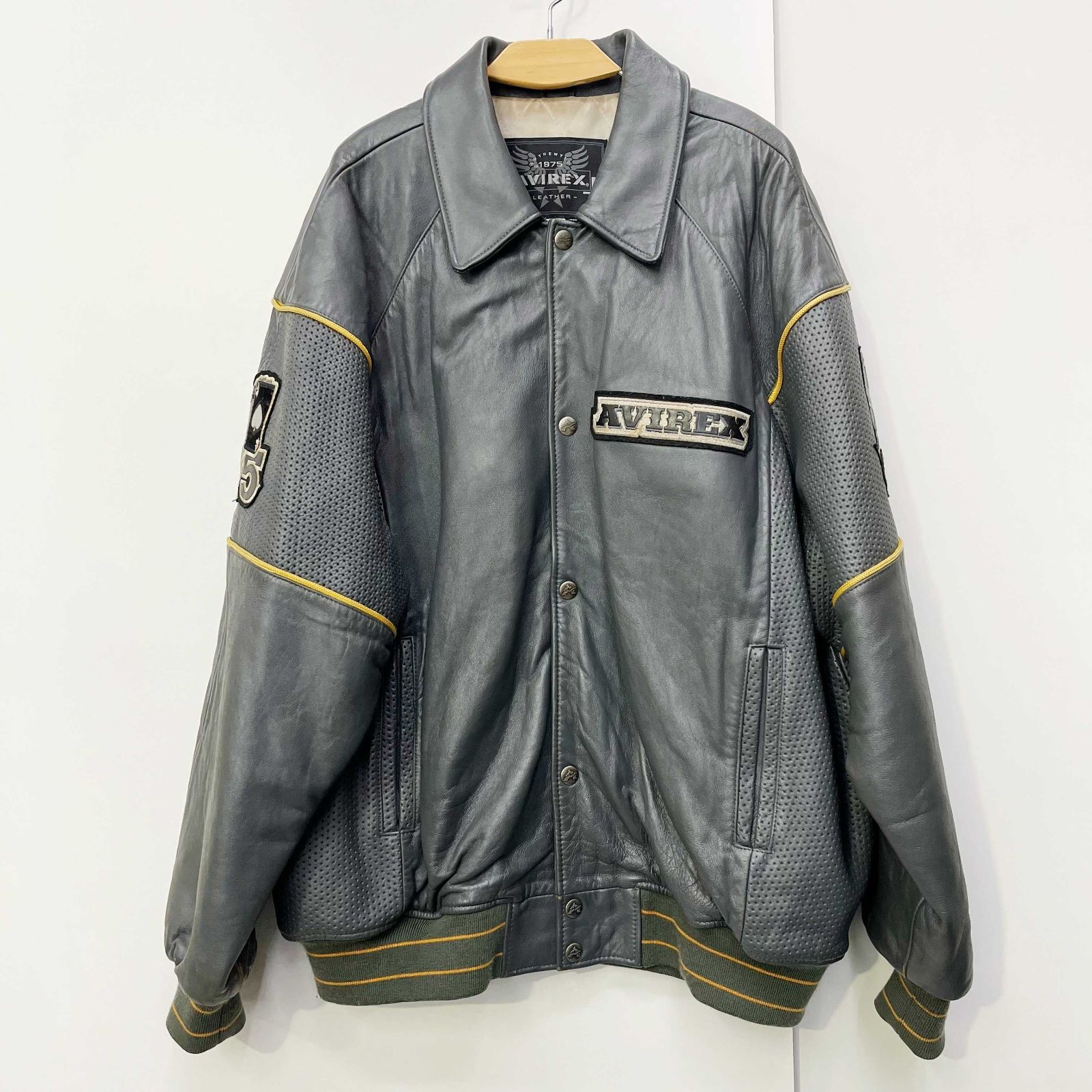 AVIREX アヴィレックス レザージャケット ハイローラー スタジャン 