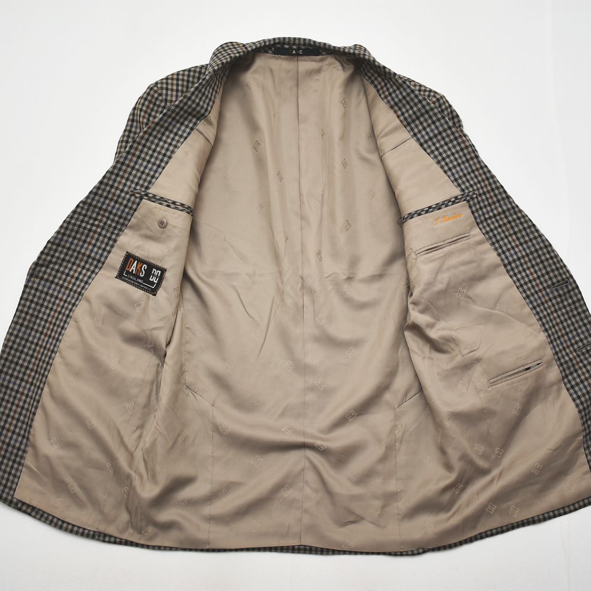 80s 90s ヴィンテージ 日本製 ダックス DAKS 2B シングル テーラード 