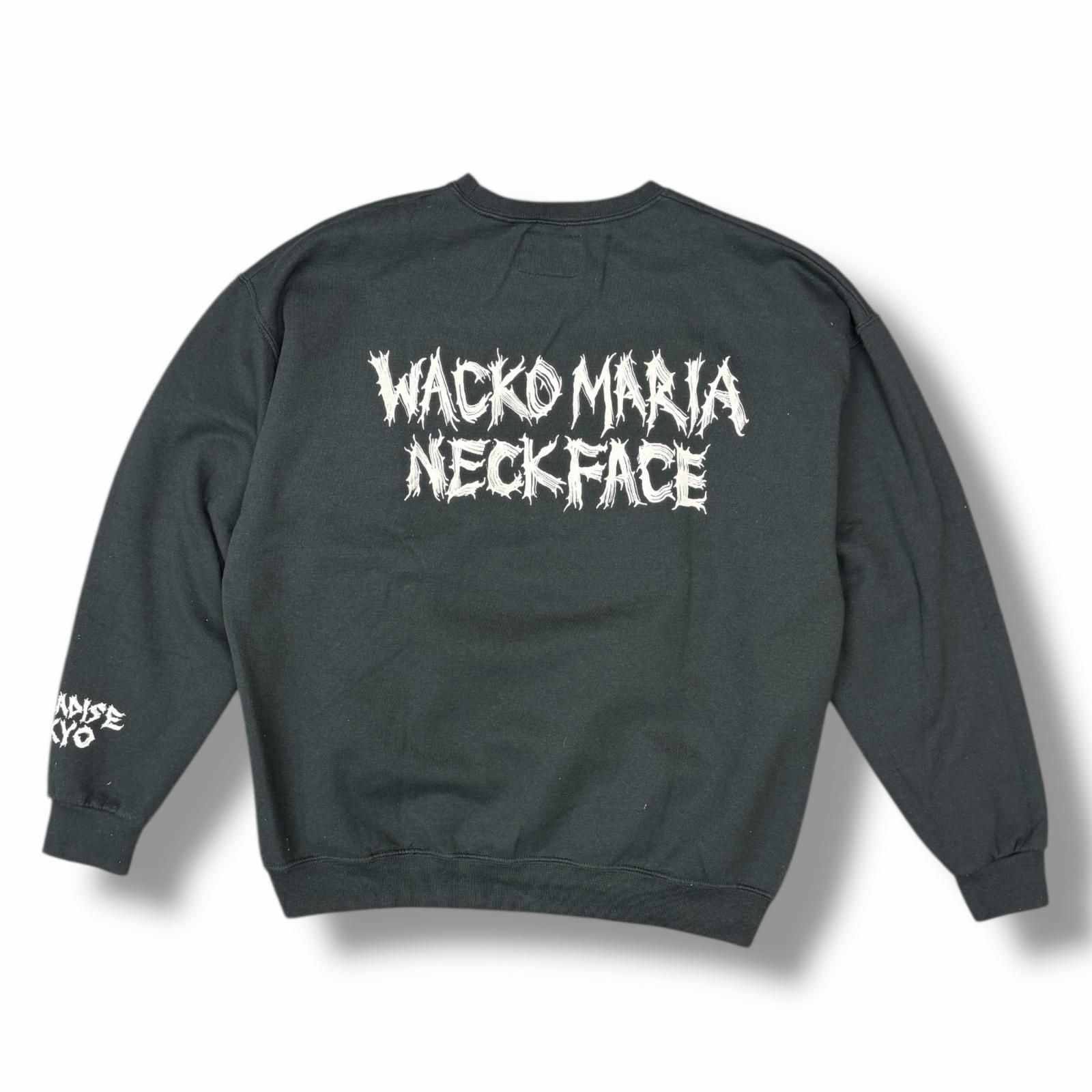 参考上代17600円 WACKO MARIA × NECKFACE CREW NECK SWEAT SHIRT 