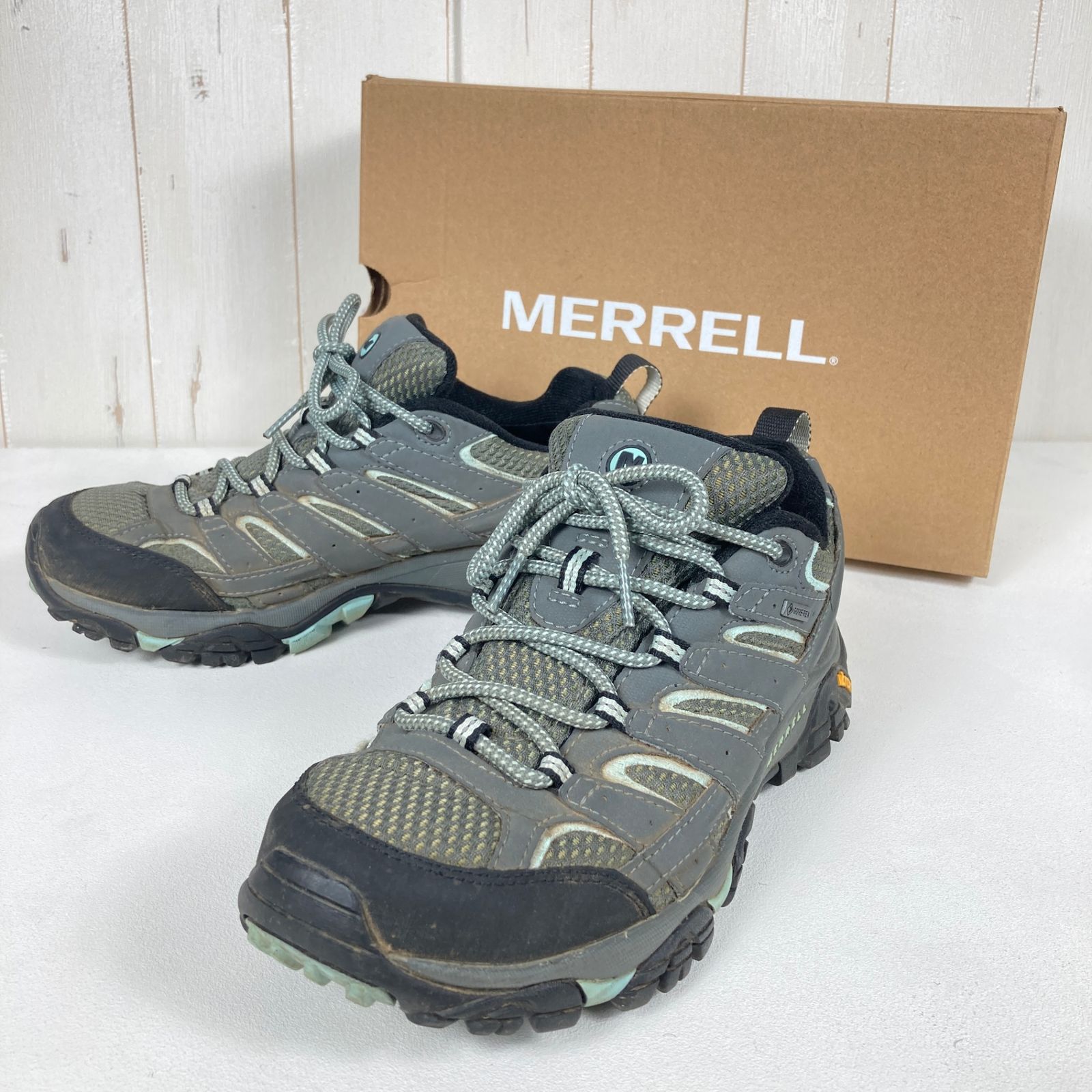 ?️Women's 25.0cm グレー系 Merrell ( メレル ) モアブ 3 シンセティック ゴアテックス MOAB 3 SYNTHETIC GORE-TEX フットウェア アプローチシューズ z00054189 アプローチシューズ フットウ
