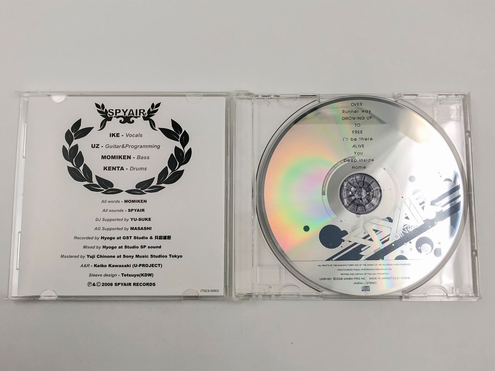 ♪) CD SPYAIR スパイエアー / ALIVE アライブ 2008年 インディーズ