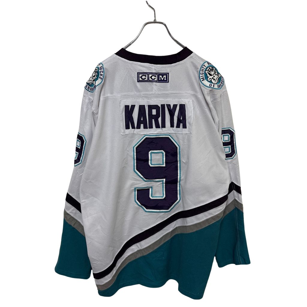 CCM】 NHL MADE IN CANADA Anaheim Ducks Hockey Shirts CCM】 NHL MADE IN CANADA Anaheim Ducks Hockey Shirts
