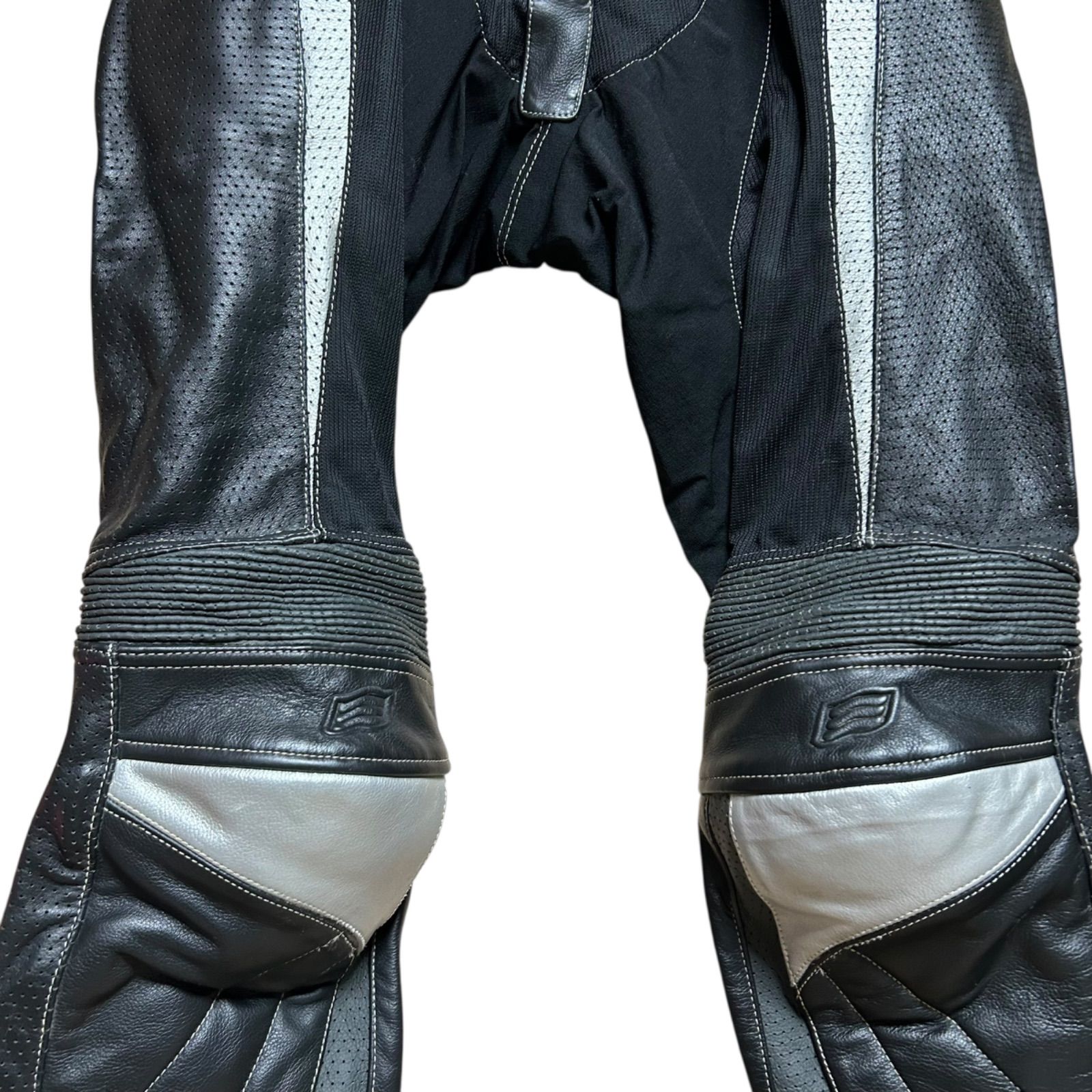 HYOD ヒョウドウ d3O レザーパンツ フルパンチング加工 HYOD パンチングレザーパンツ LLサイズ D3Oプロテクター装備 フル