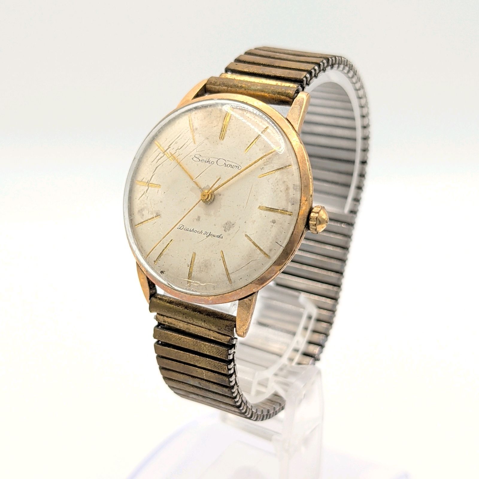 SEIKO CROWN Watch Hand-Winding Men