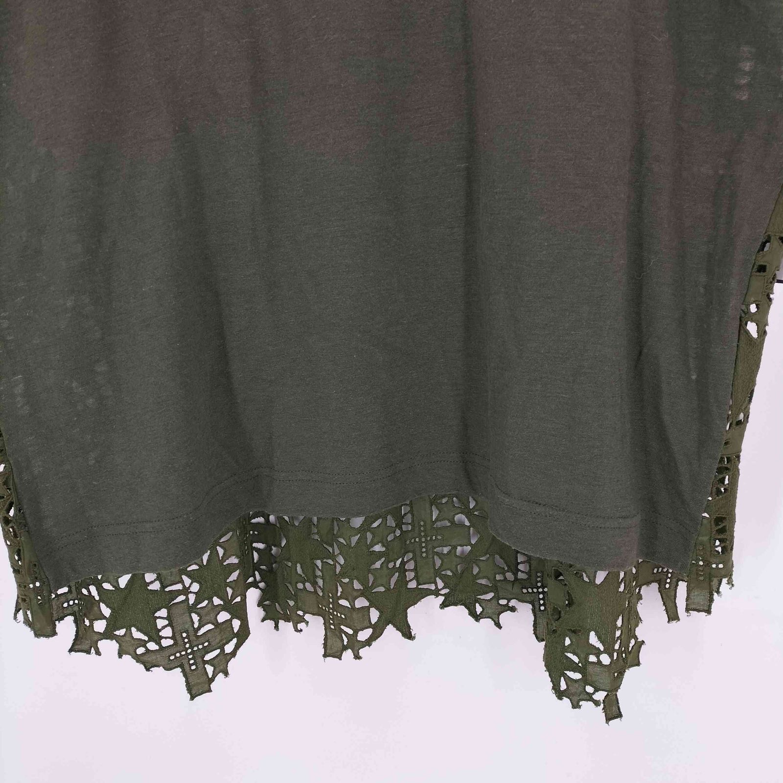 サカイ Sacai バックレースドッキングTシャツ レディース JPN：2 