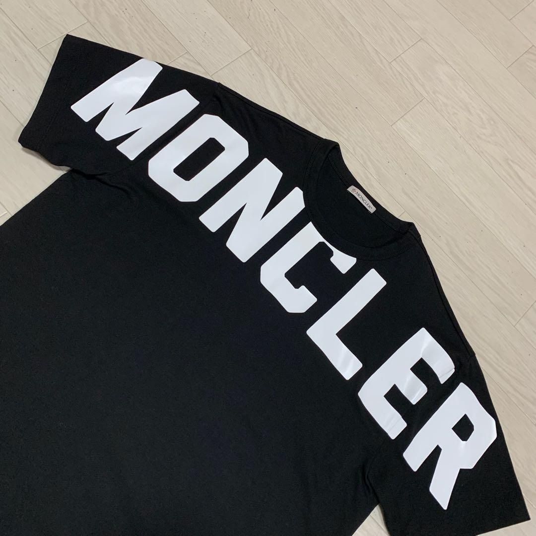 モンクレール デカロゴ 黒Tシャツ S 国内正規品 5S105 - メルカリ