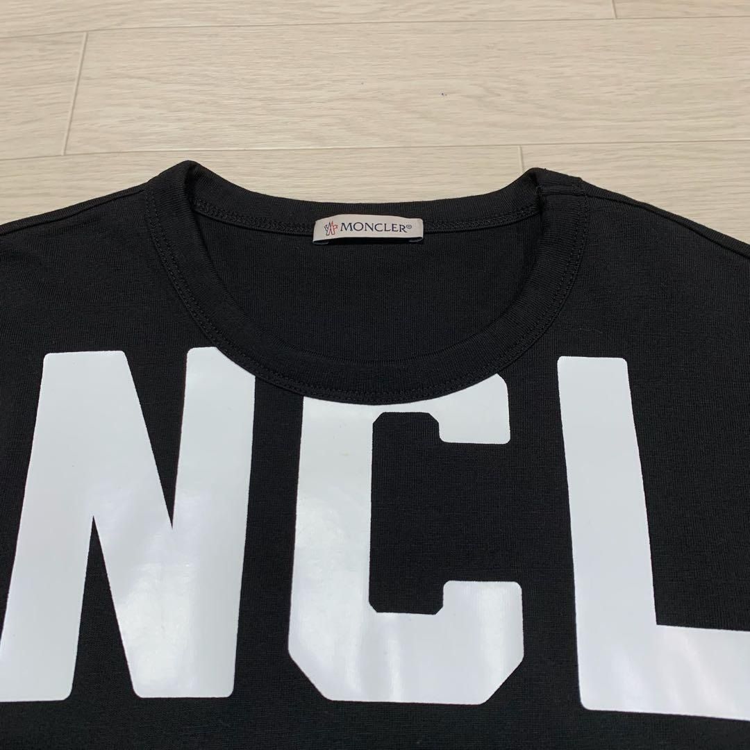 モンクレール デカロゴ 黒Tシャツ S 国内正規品 5S105 - メルカリ