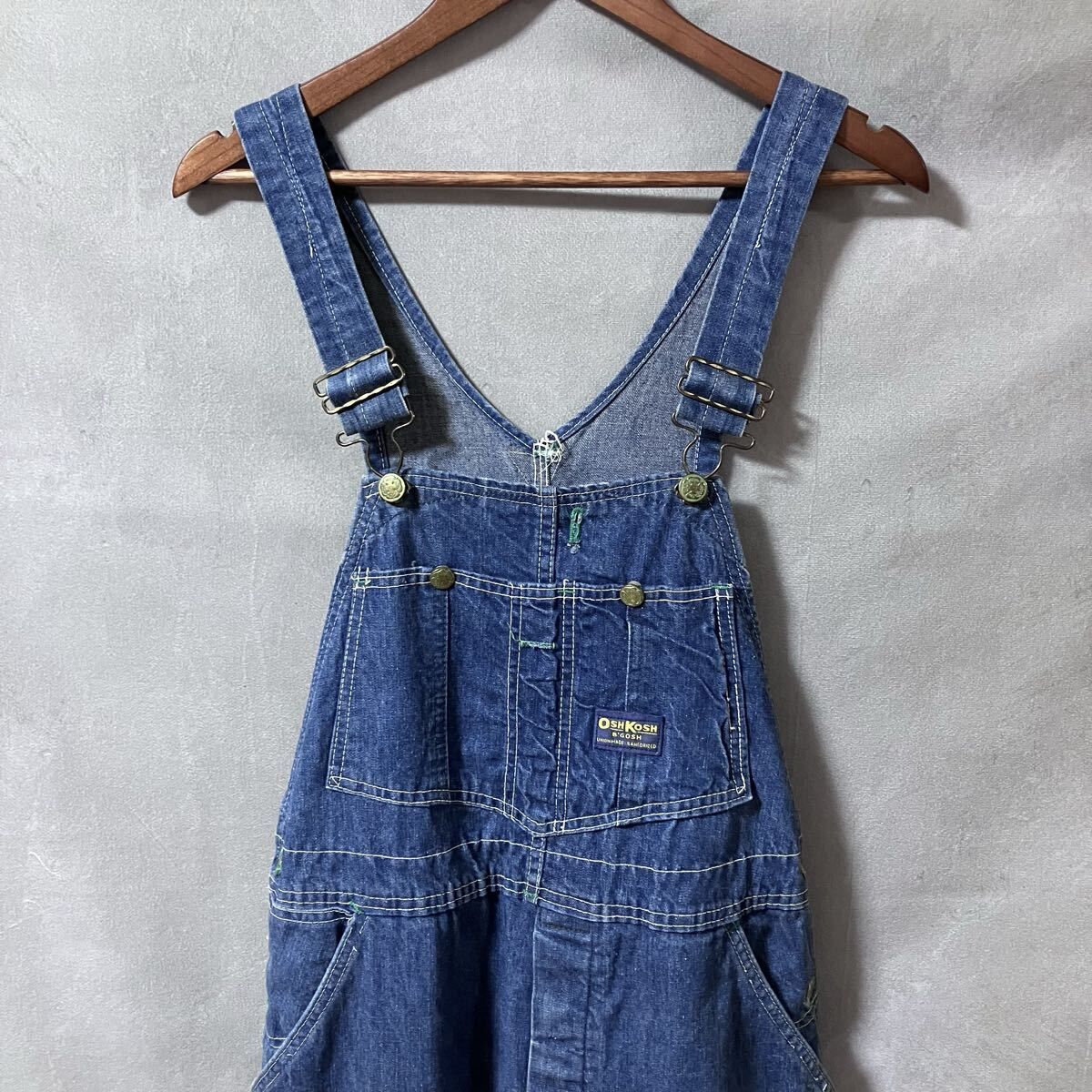 オシュコシュ 50s 60s ヴィンテージ 三角タグ デニム オーバーオール 