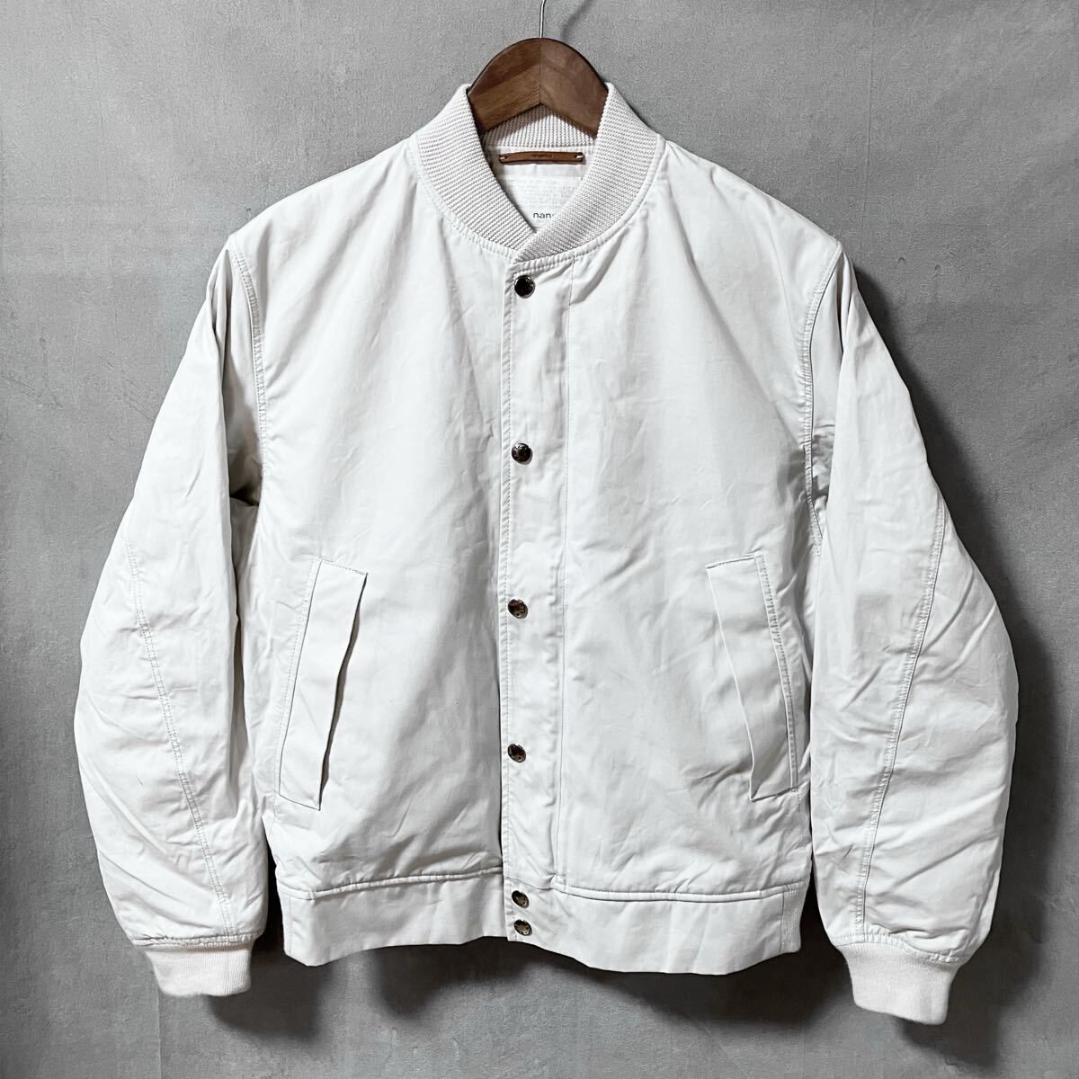 nanamica ナナミカ OOAL SPLASH GROUND BOMBER JACKET 高密度 コットン 