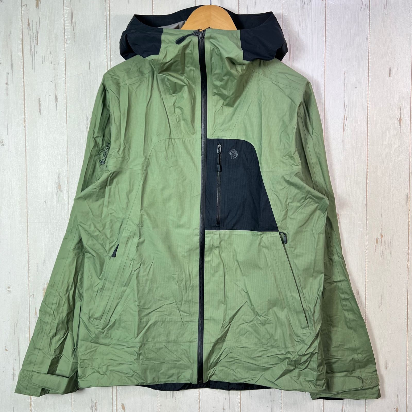 ✉️Men's M グリーン系 Mountain Hardwear ( マウンテンハードウェア ) エクスポージャー2 ゴアテックス パックライト プラス ジャケット Exposure2 Gore-Tex Paclite Plus Jacke