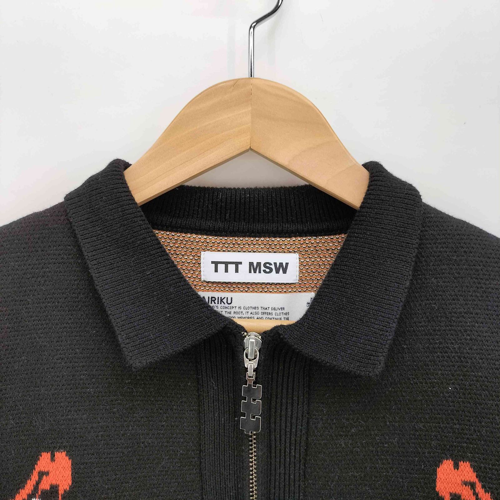 DAIRIKU×TTT_MSW】Ska Zip up Knit Polo 【公式通販】