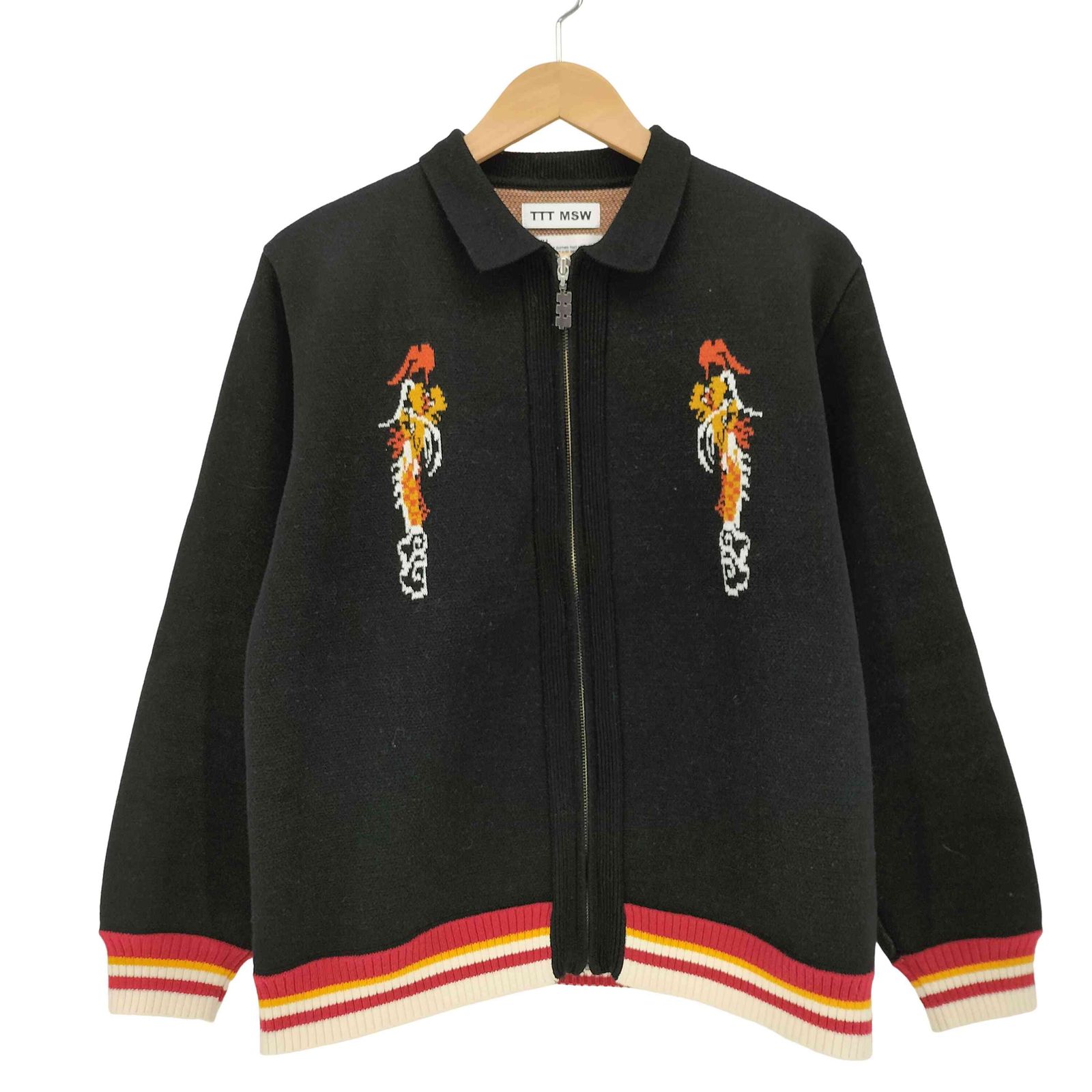 TTTMSW × DAIRIKU ska zip up knit polo 【公式通販】
