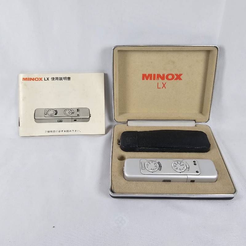 希少完備品】ミノックス LX スパイカメラ 西ドイツ製 日本語説明書