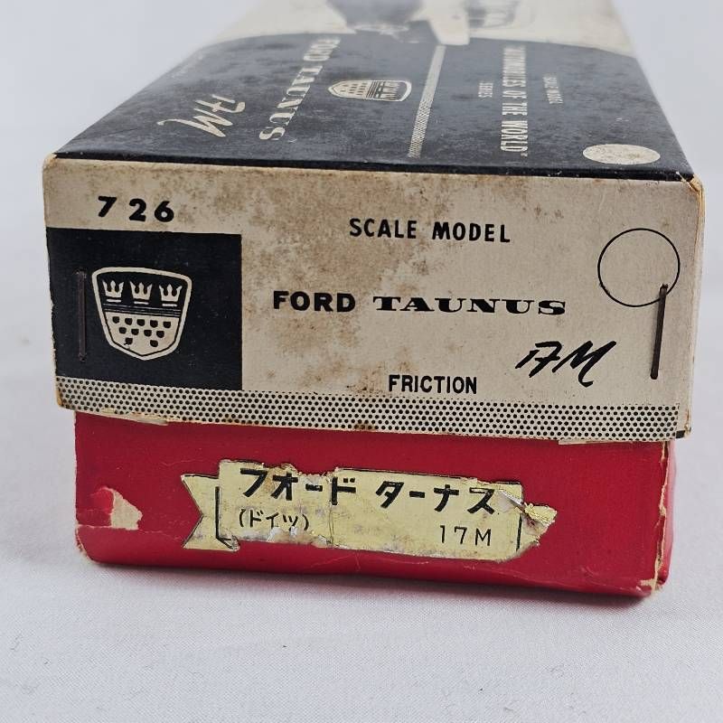 極希少・完備品】萬代屋 BC赤函 フォード ターナス 17M 箱付 袋付