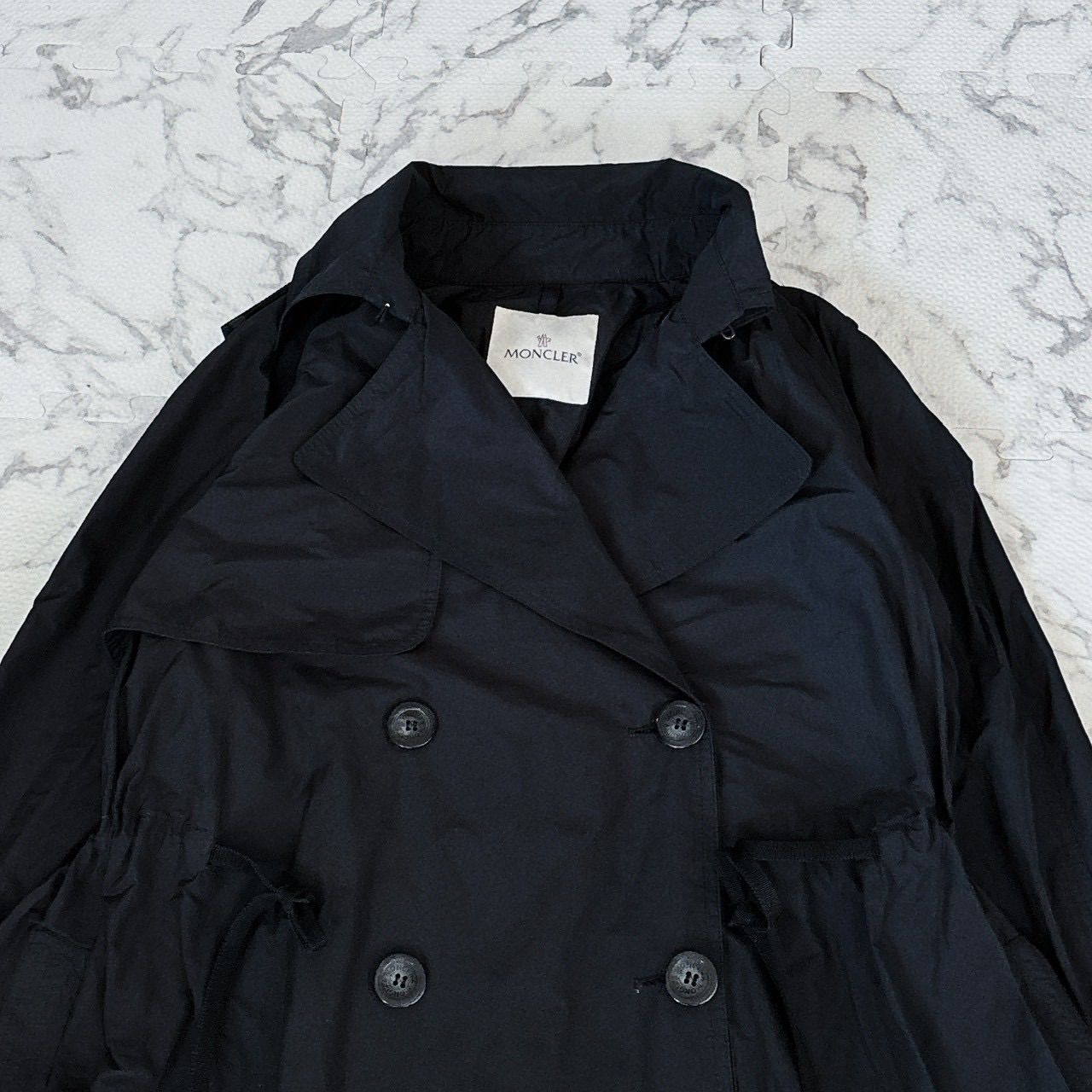 MONCLER モンクレール 国内正規品 LIMBERT フリル ナイロン トレンチ