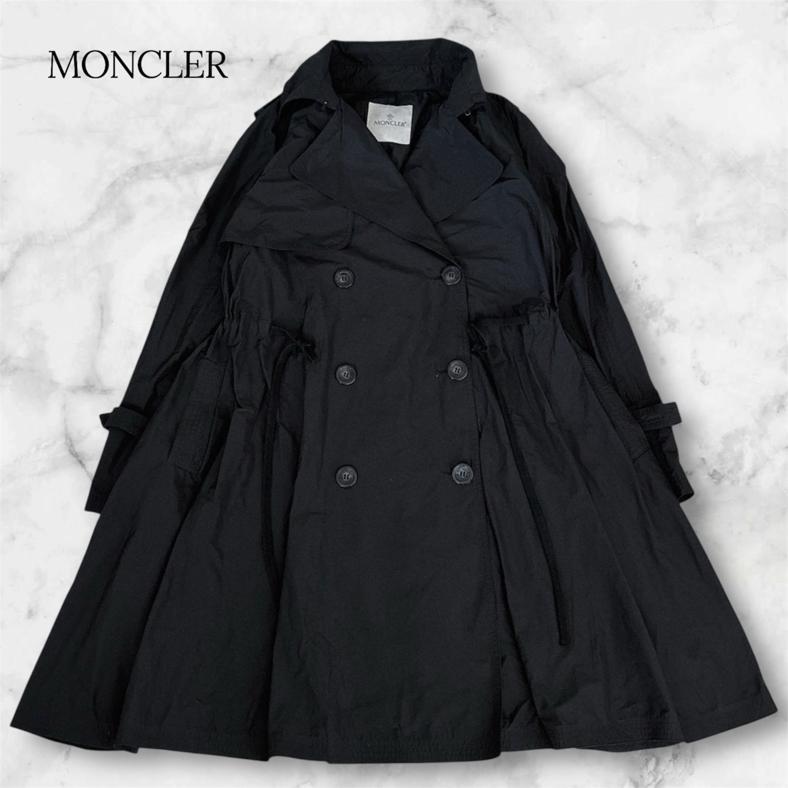 MONCLER モンクレール 国内正規品 LIMBERT フリル ナイロン トレンチ