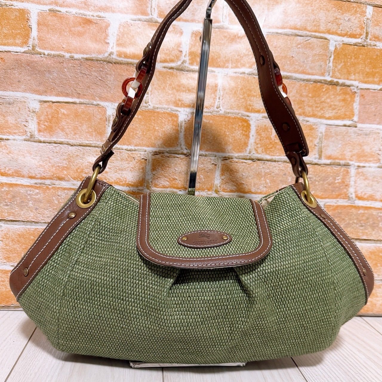 超美品) BURBERRY Blue Label(バーバリー)トートバッグ - メルカリ