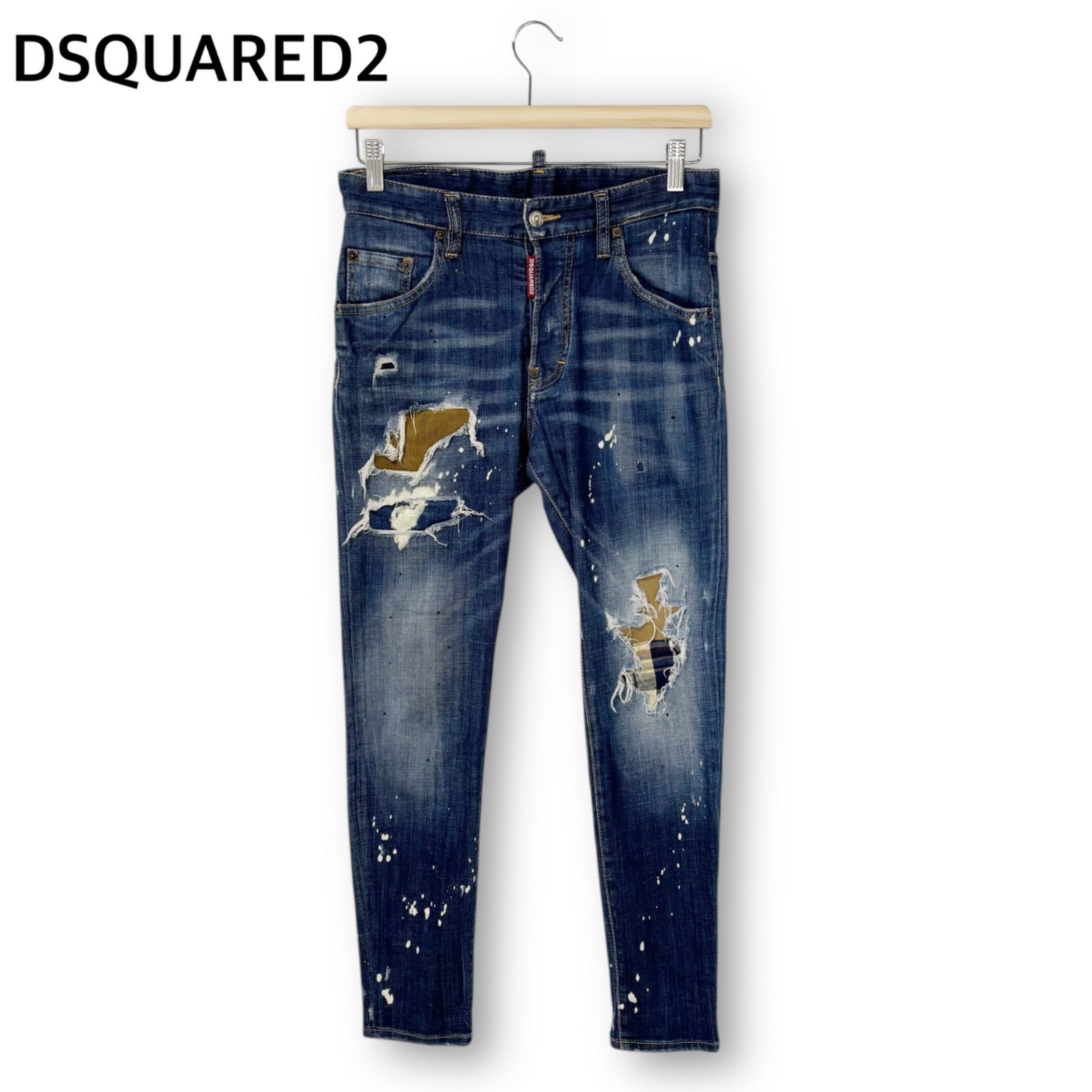 DSQUARED2 ダメージ加工 スケーターデニム 42 Skater DSQUARED2 ディー