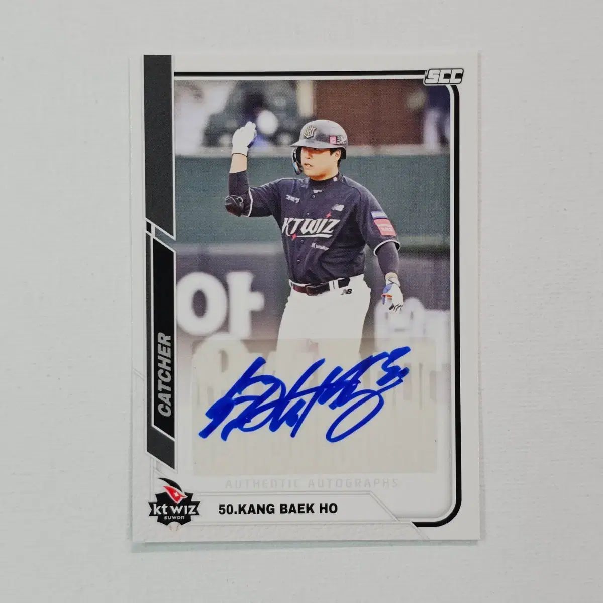 2025 kbo OFFICIAL KT 小型 ジュン(JUN) サイン入り オート 野球