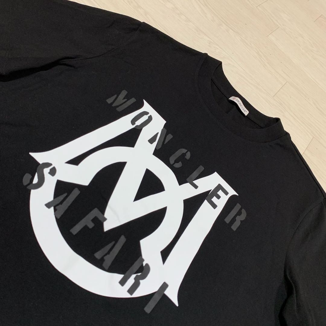 モンクレール SAFARI 黒Tシャツ M 国内正規品 5S117 - メルカリ