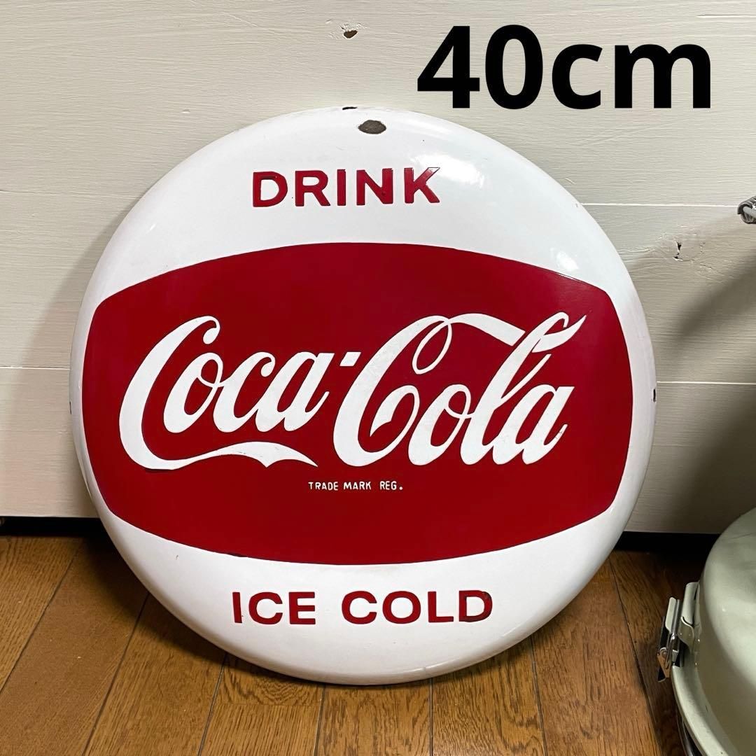 看板 コカ・コーラ ボタン ホーロー看板 丸型 - Yahoo コカ・コーラ