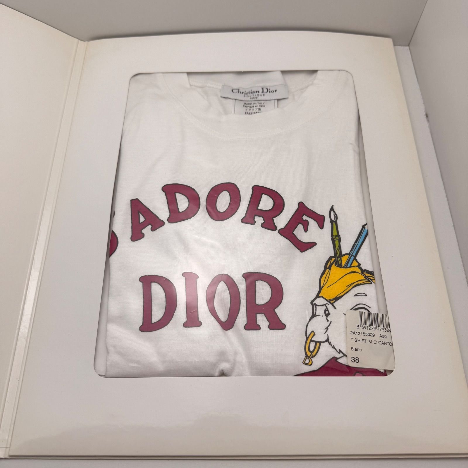 Christian Dior J'ADORE 2002ss John Galliano archive CARTOON Tee