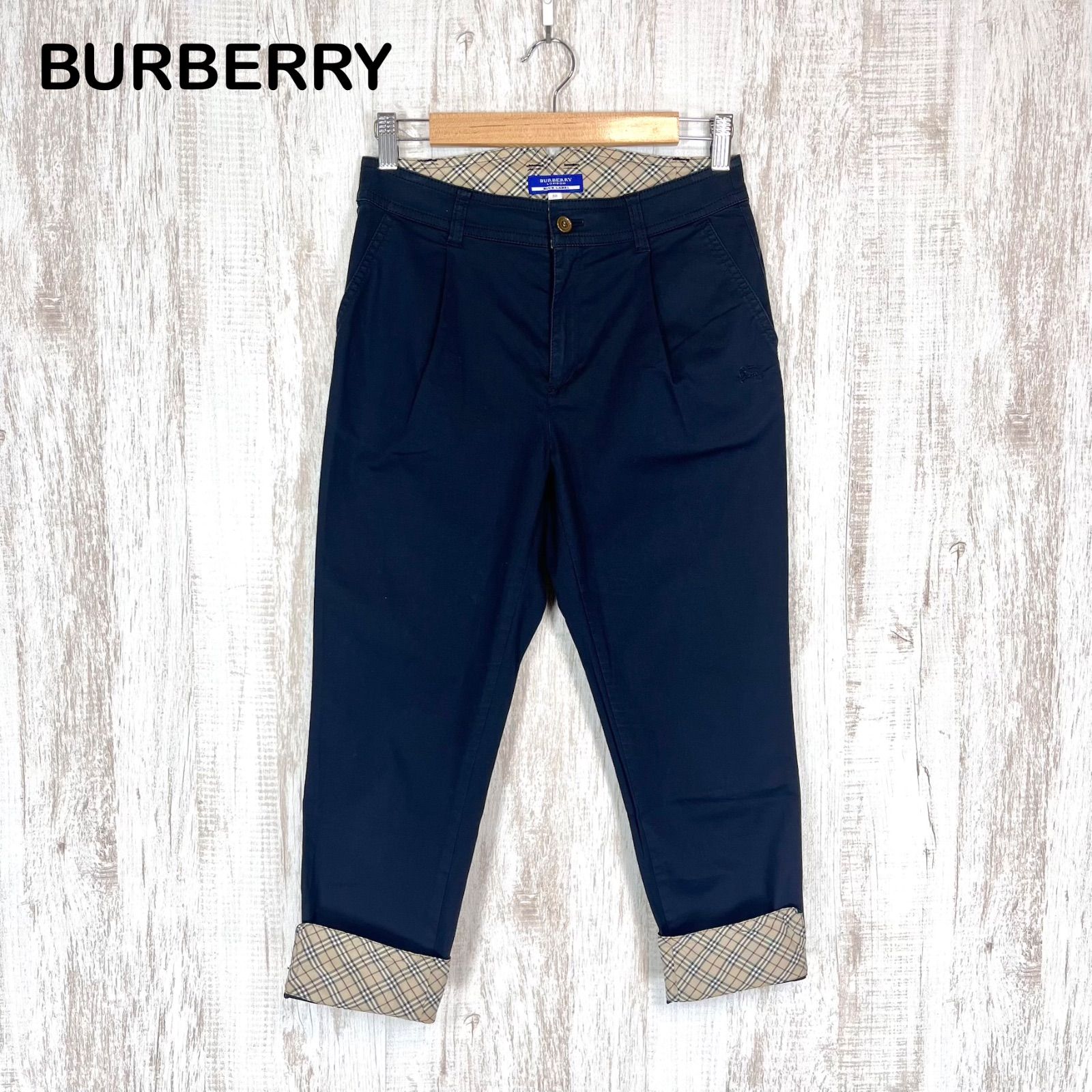 BURBERRY BLUE LABEL バーバリーブルーレーベル ホースロゴ刺繍 ノバ