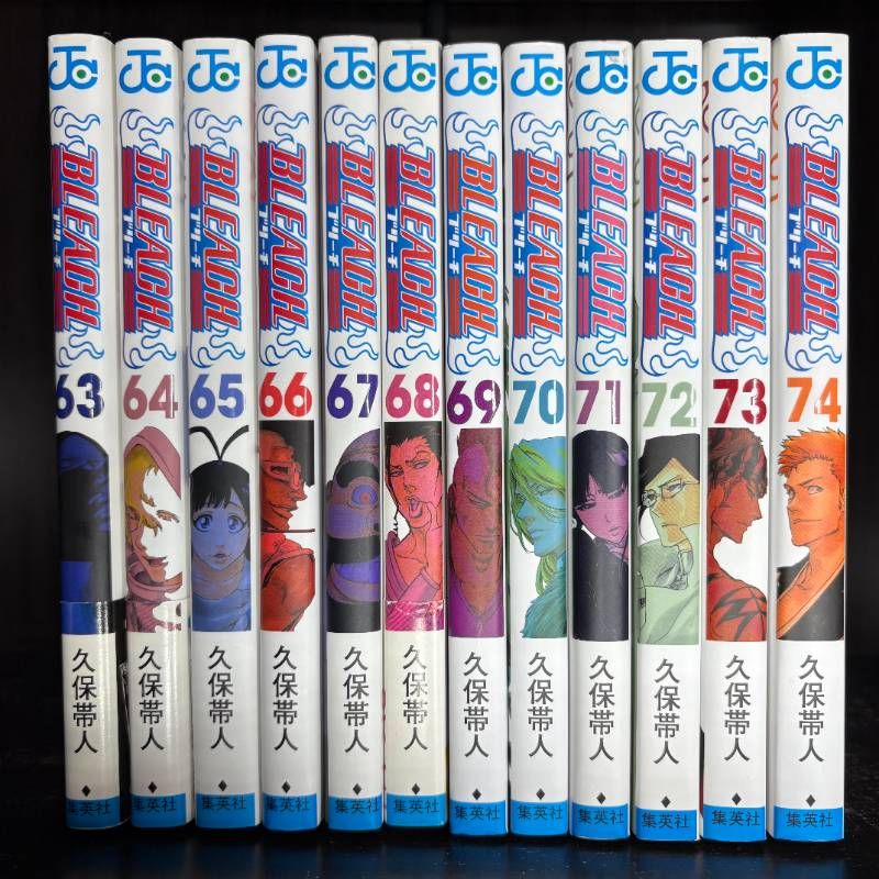 BLEACH　コミックまとめ売り ブリーチ BLEACH 63巻-74巻 計12冊セット コミック 漫画 まとめ売り